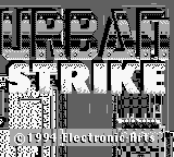 Urban Strike title screen for GameBoy